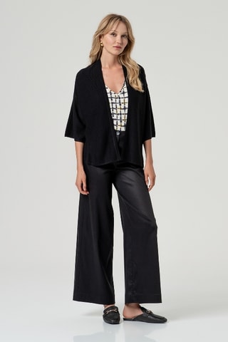 Pantalon taille haute - Noir