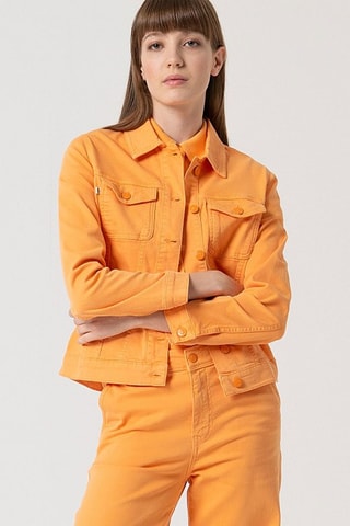 Giacca in jeans - Arancione
