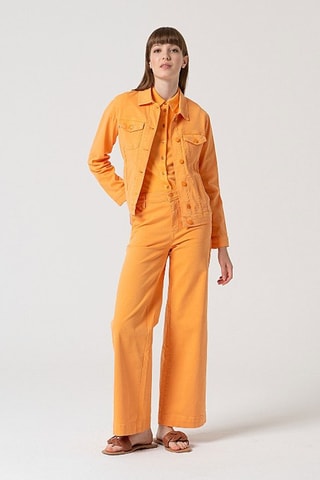 Giacca in jeans - Arancione