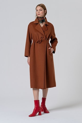 Cappotto in lana - Cammello