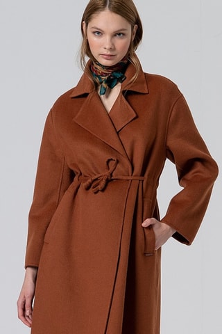 Cappotto in lana - Cammello