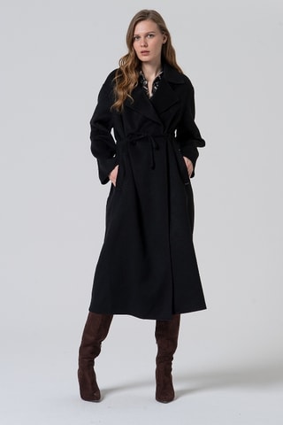 Cappotto in lana - Nero