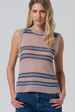 Pull sans manches - Bleu