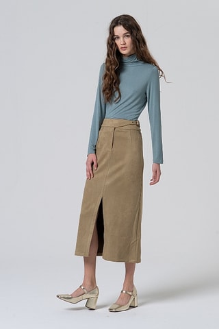 Gonna midi - Beige chiaro