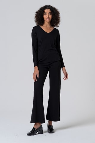 T-shirt ampia - Nero