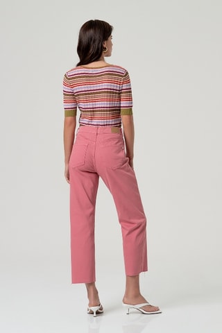 Pantalon droit - Rose