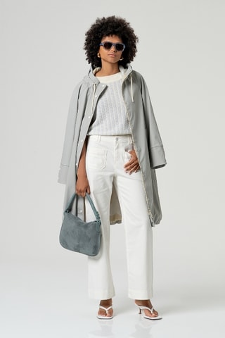 Pantalon large - Blanc