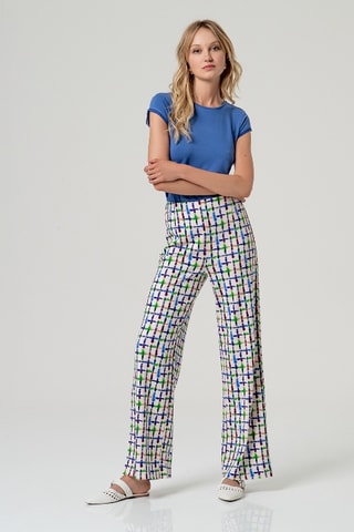 Pantaloni straight - Blu