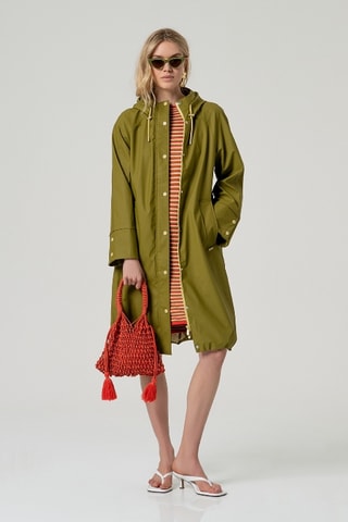 Parka con cappuccio - Kaki