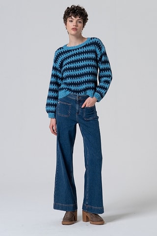 Jean large - Indigo
