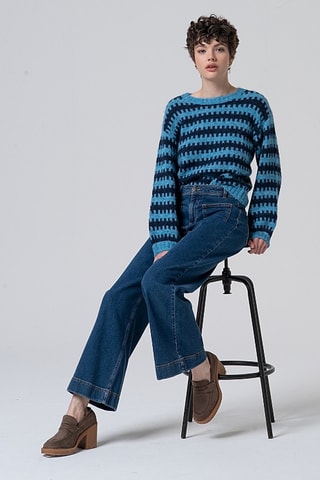 Jean large - Indigo