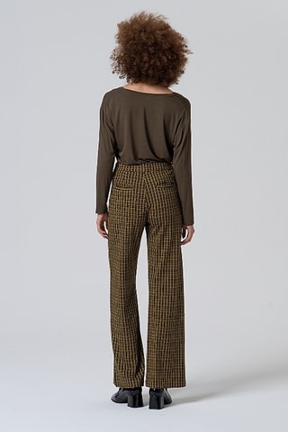 Pantaloni ampi a vita alta - Nero