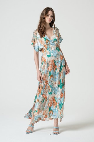 Robe longue - Bleu