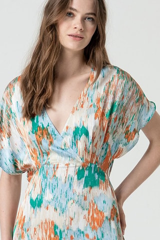 Robe longue - Bleu