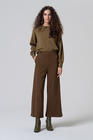 Pantaloni taglio ampio - Kaki