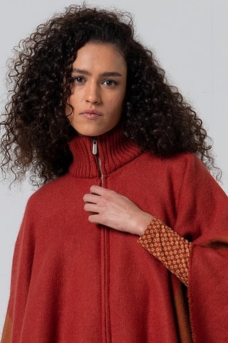 Poncho - Orange clair