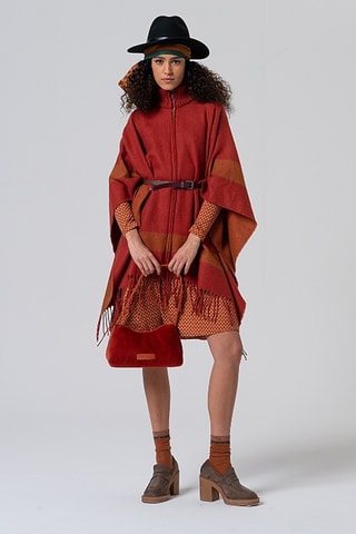 Poncho - Orange clair