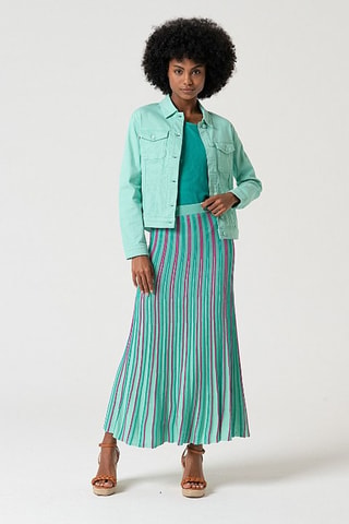 Giacca in jeans - Turchese