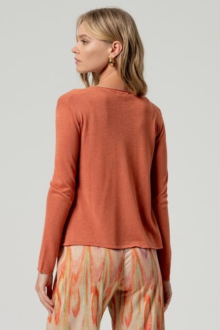 Cardigan - Arancione scuro
