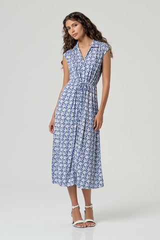 Robe chemise - Bleu