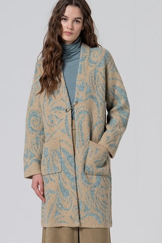 Gilet long - Bleu