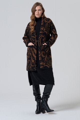 Gilet long - Marron
