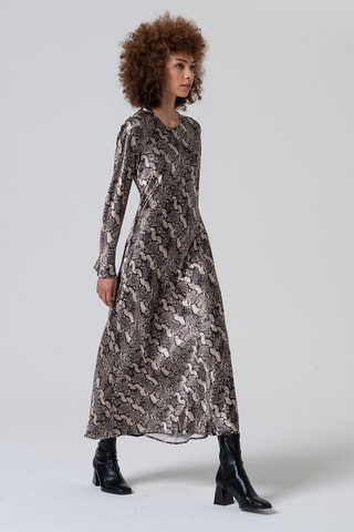 Robe longue - Gris