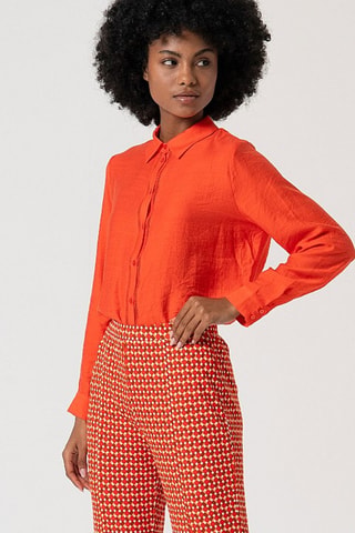 Pantaloni flare - Rosso