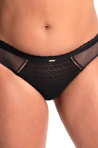 Braga brasileña Monogram - Negro - Chantelle