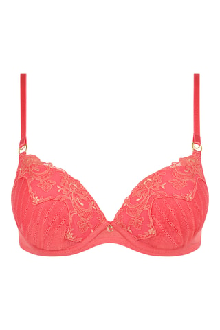 Sujetador push-up Cabaret Sauvage - Coral - Chantelle