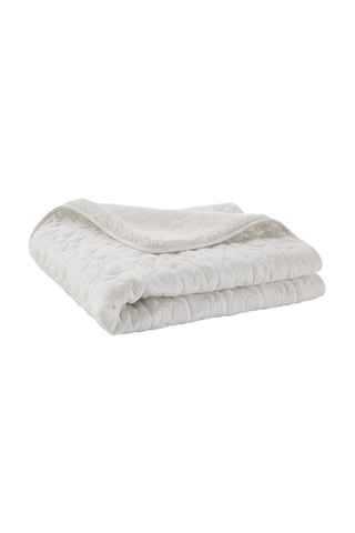 Manta reversible - Blanco