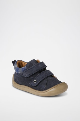 Botines de nobuk - Azul marino