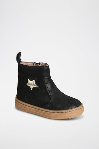 Botines de nobuk - Negro