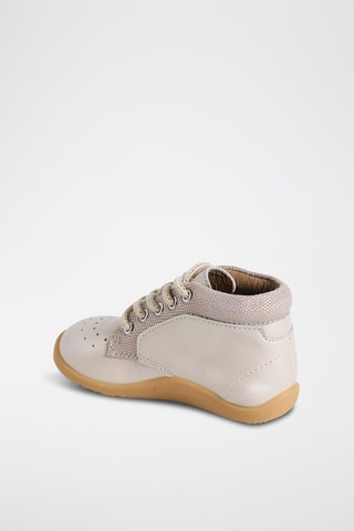 Botines de piel - Beige