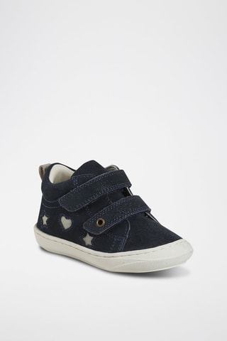 Botines de nobuk - Azul marino