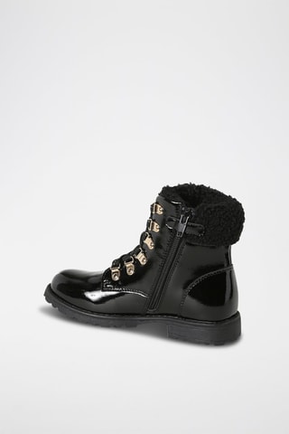Botines forrados - Negro