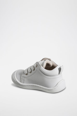 Botines de piel - Blanco