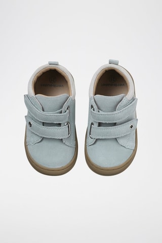 Botines de piel - Verde agua