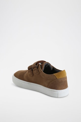 Zapatillas de piel de serraje nobuk - Marrón