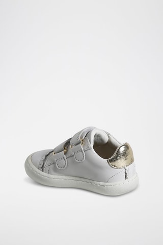 Zapatillas de piel - Blanco