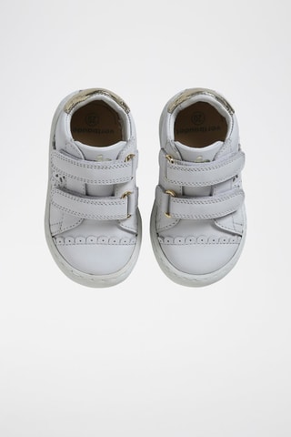 Zapatillas de piel - Blanco