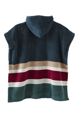 Poncho con capucha - Azul oscuro