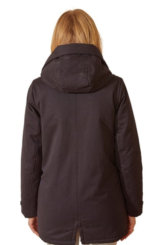 Parka de premamá con capucha - Negro
