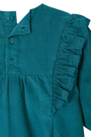 Vestido de pana - Verde esmeralda