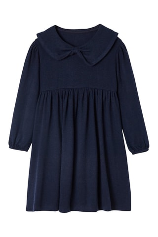 Vestido evasé - Azul marino