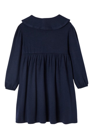 Vestido evasé - Azul marino