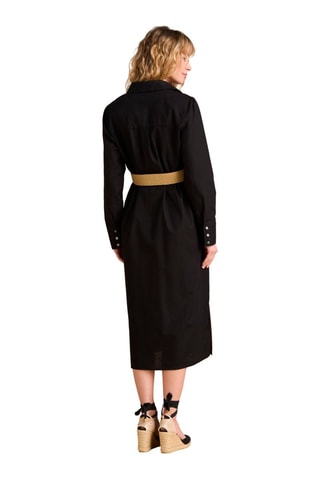 Vestido camisero - Negro