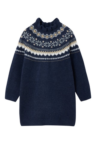 Vestido jersey - Azul marino