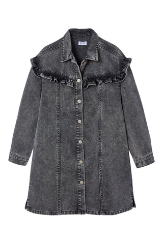 Vestido vaquero - Gris oscuro