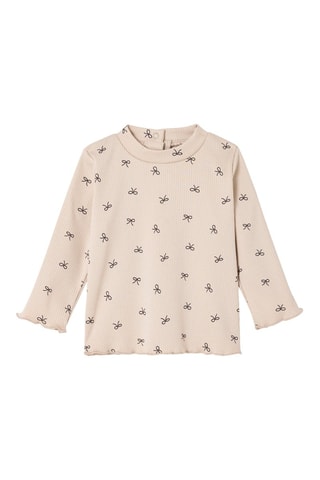 Jersey fino - Beige jaspeado y antracita
